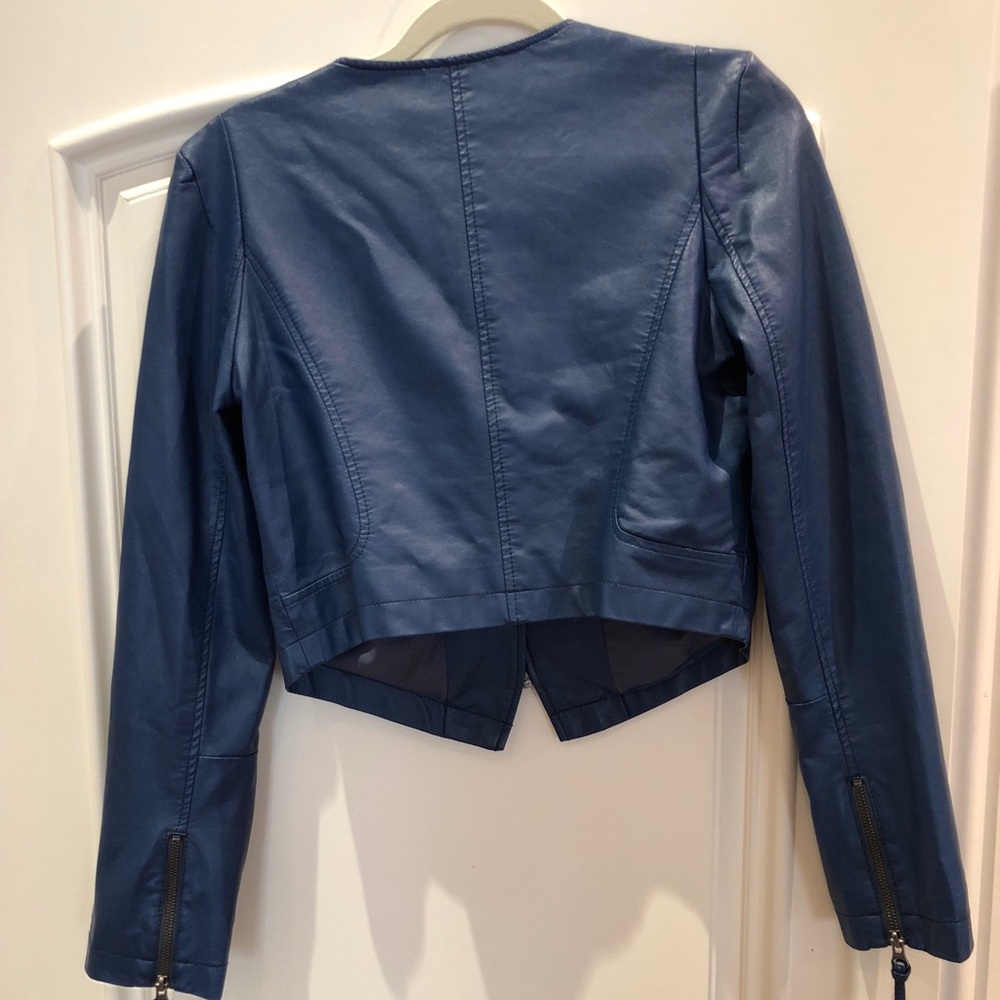 Free People Vegan Leather Jackst - Picture 4 of 4
